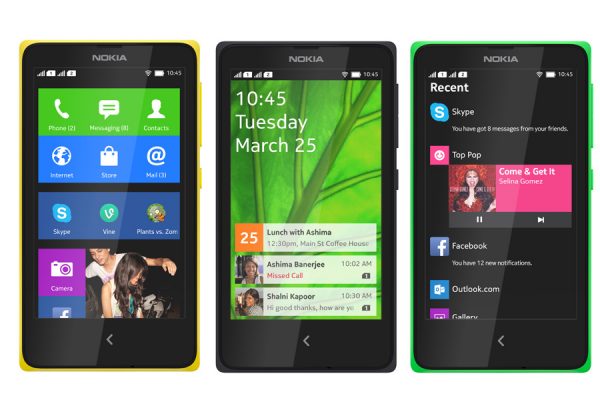 Bộ ba smartphone Nokia Android giá từ 2,6 triệu đồng Nokia X 2