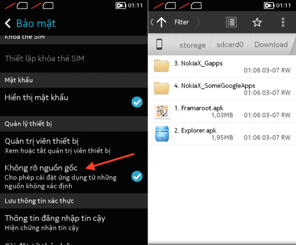 Hướng dẫn cách Root Nokia X 1