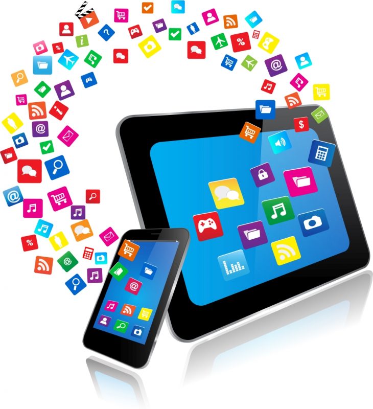 Tablet PC and Smart Phone with apps