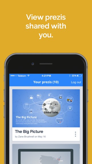Prezi Viewer: Tạo các bản trình chiếu từ xa prezi-viewer-2